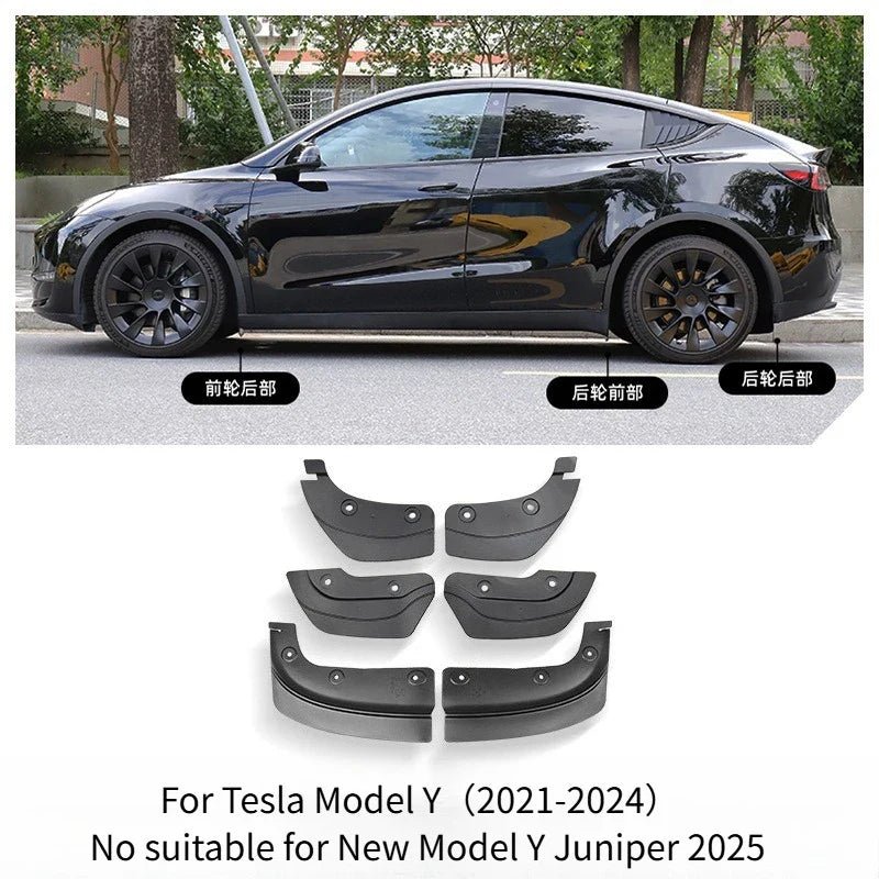 Accesorii Premium pentru Tesla: Mud Flaps pentru Protecție
