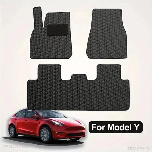 Accessori Imperdibili per Tesla Model Y: Tappetini PU Leather