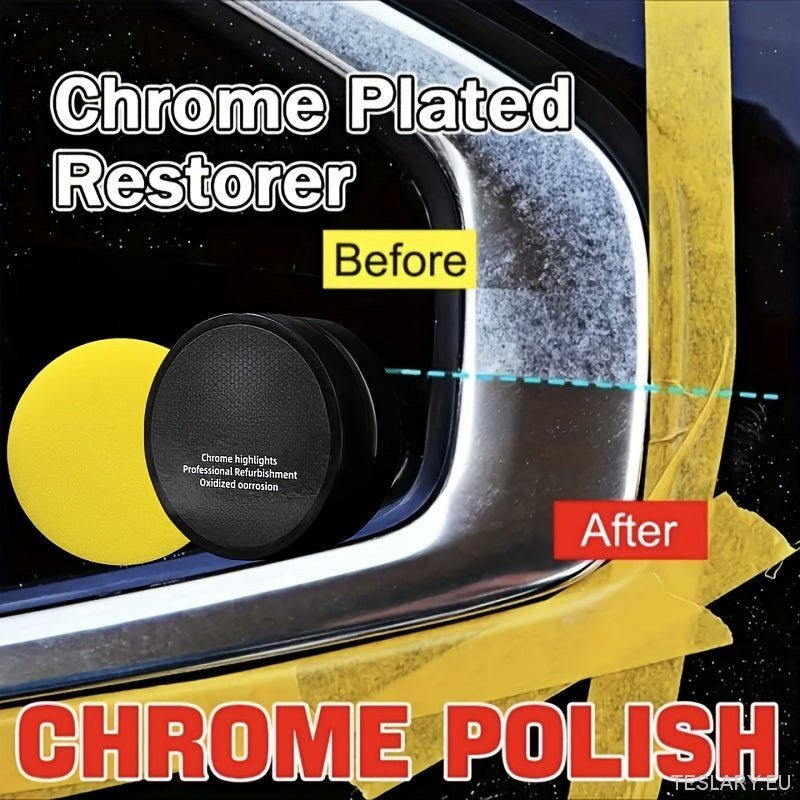 Chrome Restoration & Polishing Paste for Tesla Shine