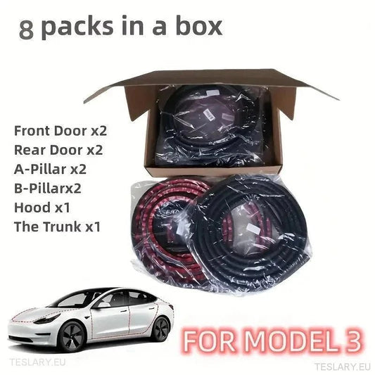 Enhance Tesla Model 3 Experience with Noise Cancelling Strips