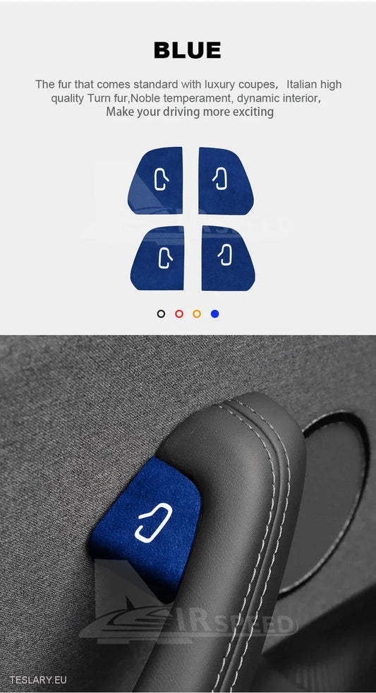 Miksi valita Italian Alcantara-nappisuojat Teslaan?