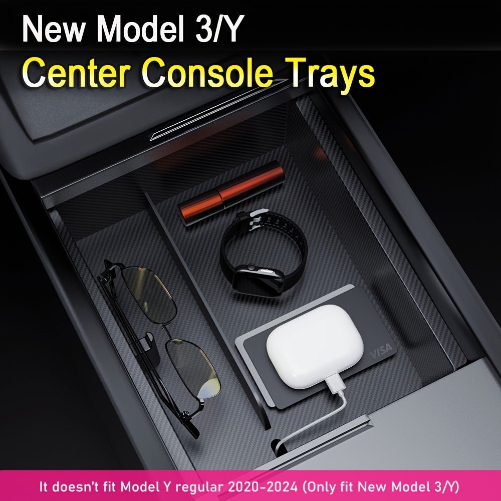 Organizador de Consola Central para Tesla: Estilo y Funcionalidad