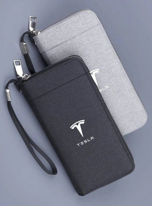 Tesla-Zubehör: Multifunktions-Wallet für stilbewusste Nutzer