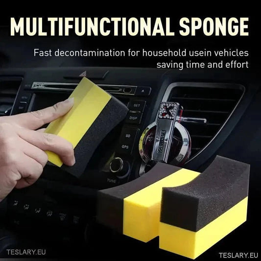 Teslasi Varustelu: Renkaat Kiiltoon Wheel Wax Spongeilla