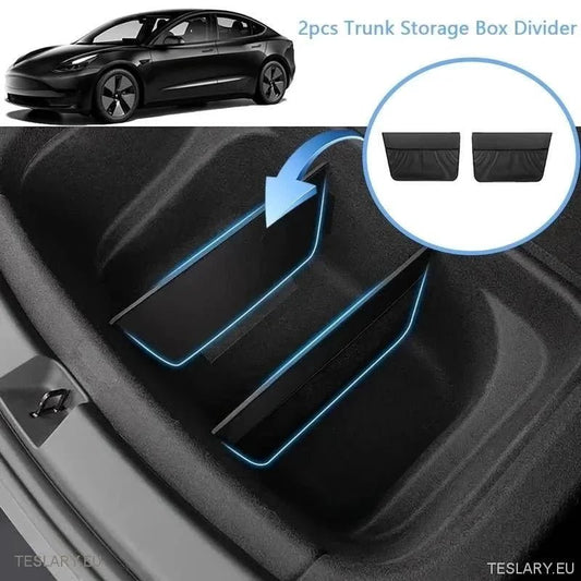 Upgrade Tesla Model Y Experience with Trunk Organizer Dividers
