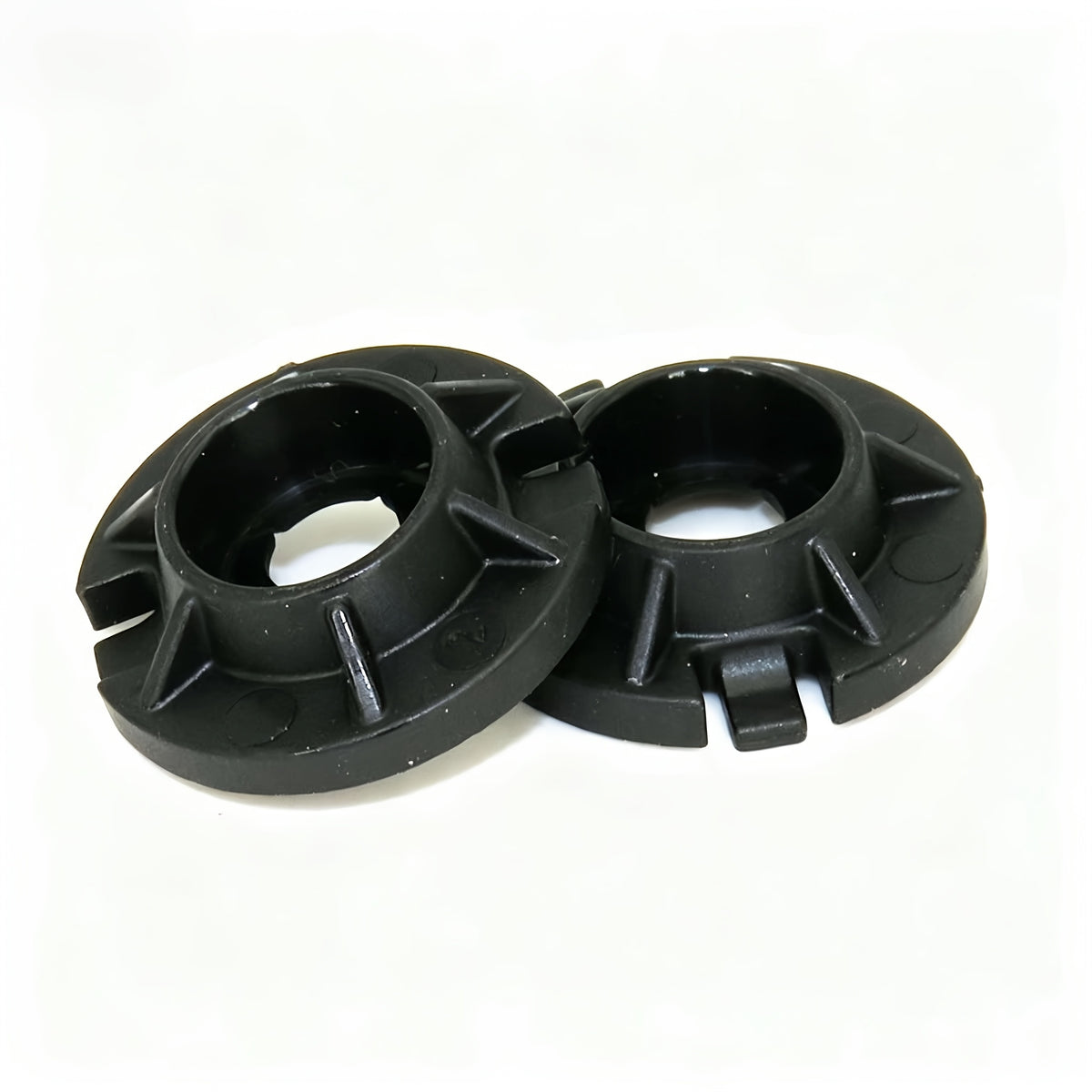 An automotive parts diagram showing a black circular component labeled 1110713-99-C, with a line drawing of a vehicle body panel indicating mounting locations marked with red circles. TESLA_111071399C_BUY_FROM_EUROPES_TESLA_ACCESSORIES_SPECIALISTS_TESLARY.EU_TESLARY.IE_TESLARY.PT_TESLARY.ES_TESLARY.NL_TESLARY.FR