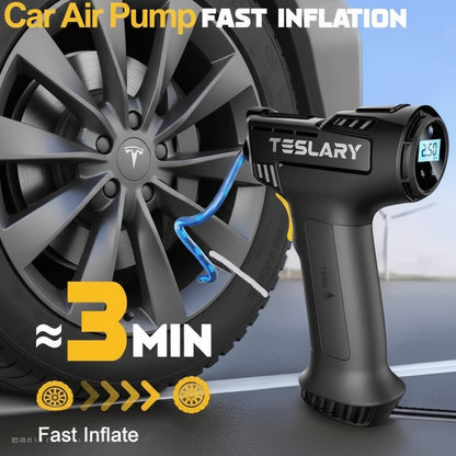 12 Volt Tyre Inflation Compressor Gun - TESLARY Tesla Shop Accessories Europe Nederlands Ireland Deutschland Espana Alicante France Italia