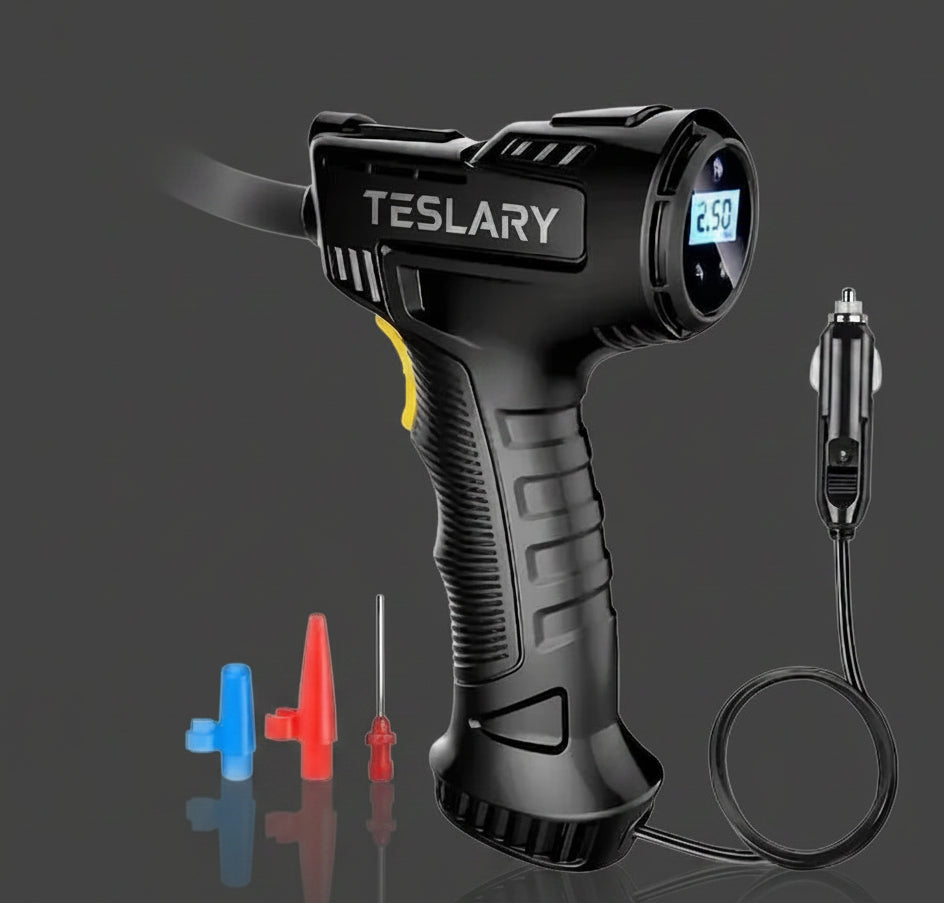 12 Volt Tyre Inflation Compressor Gun - TESLARY Tesla Shop Accessories Europe Nederlands Ireland Deutschland Espana Alicante France Italia