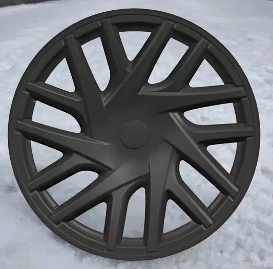 18" Tesla 3 Highland Full Rim Matte Black Wheel Cover - TESLARY Tesla Shop Accessories Europe Nederlands Ireland Deutschland Espana Alicante France Italia
