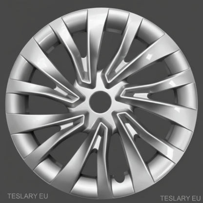 18" Tesla 3 Highland Full Rim Silver Wheel Covers - TESLARY Tesla Shop Accessories Europe Nederlands Ireland Deutschland Espana Alicante France Italia