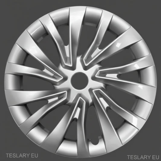 18" Tesla 3 Highland Full Rim Silver Wheel Covers - TESLARY Tesla Shop Accessories Europe Nederlands Ireland Deutschland Espana Alicante France Italia