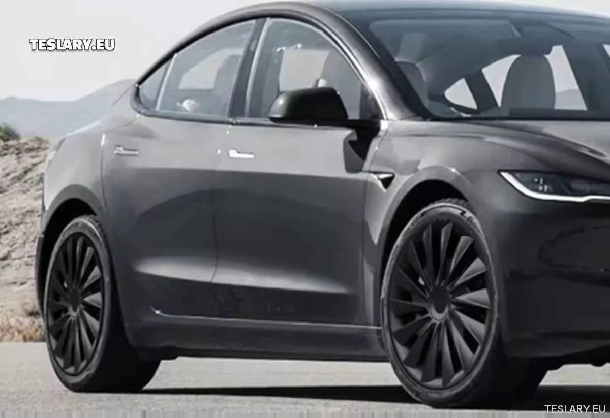 18" Tesla Model 3+ Highland Performance Induction Style Wheel Covers - Matte Black - TESLARY Tesla Shop Accessories Europe Nederlands Ireland Deutschland Espana Alicante France Italia