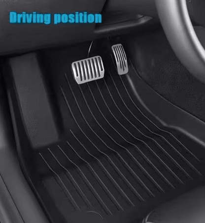 3D TPE All Weather Floor Mats LHD for Tesla Model 3 , Model 3 Highland , Model Y and Model Juniper - TESLARY Tesla Shop Accessories Europe Nederlands Dublin Cork Ireland Deutschland Espana Alicante France Italia