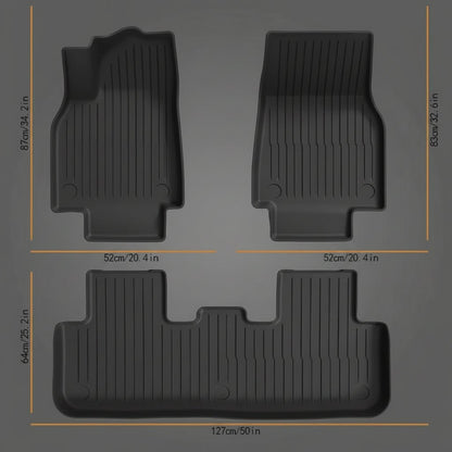 3D TPE All Weather Floor Mats LHD for Tesla Model 3 , Model 3 Highland , Model Y and Model Juniper - TESLARY Tesla Shop Accessories Europe Nederlands Dublin Cork Ireland Deutschland Espana Alicante France Italia