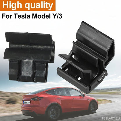 4pcs Durable Plastic Buckles for Tesla for Model Y / 3 Front Trunk, Luggage Storage Box Fixing Bracket, OE 1472872 - 00 - B (for Model Y) 1472872 - 00 - C (Model 3), Black, Matching Buckle - TESLARY Tesla Shop Accessories Europe Nederlands Ireland Deutschland Espana Alicante France Italia