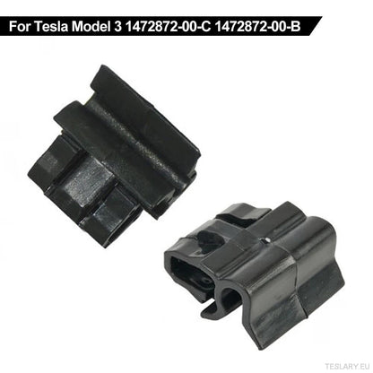 4pcs Durable Plastic Buckles for Tesla for Model Y / 3 Front Trunk, Luggage Storage Box Fixing Bracket, OE 1472872 - 00 - B (for Model Y) 1472872 - 00 - C (Model 3), Black, Matching Buckle - TESLARY Tesla Shop Accessories Europe Nederlands Dublin Cork Ireland Deutschland Espana Alicante France Italia