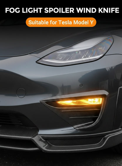 Tesla Y Front Fog Lights Spoiler ( PAIR ) - Tesla Shop Europe - TESLARY.IE Ireland - France boutique- Deutschland Geschäft- España comercio - Nederland winkel- TESLARY.IE