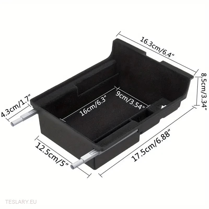 Tesla Model 3 / Y Centre Console Front Organiser with USB Ports and Spring Return
