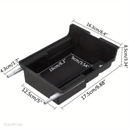 Tesla Model 3 / Y Centre Console Front Organiser with USB Ports and Spring Return