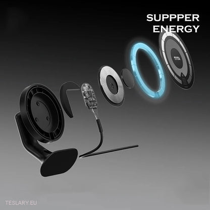 Tita Magnetic Phone Mount / Charger Tesla Model 3 , Y and 3+ Highland , Model Y+ Juniper