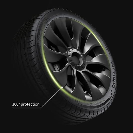 Tesla Model 3 Classic 18" UNIQUE S23 Überturbine Style Performance Hubcaps - Matte Black