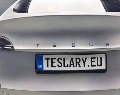 ABS 3D TESLA letter New Logo Style for your Tesla Model 3 Y S X - TESLARY Tesla Shop Accessories Europe Nederlands Ireland Deutschland Espana Alicante France Italia