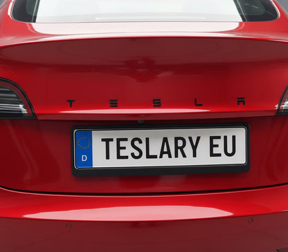 ABS 3D TESLA letter New Logo Style for your Tesla Model 3 Y S X - TESLARY Tesla Shop Accessories Europe Nederlands Ireland Deutschland Espana Alicante France Italia