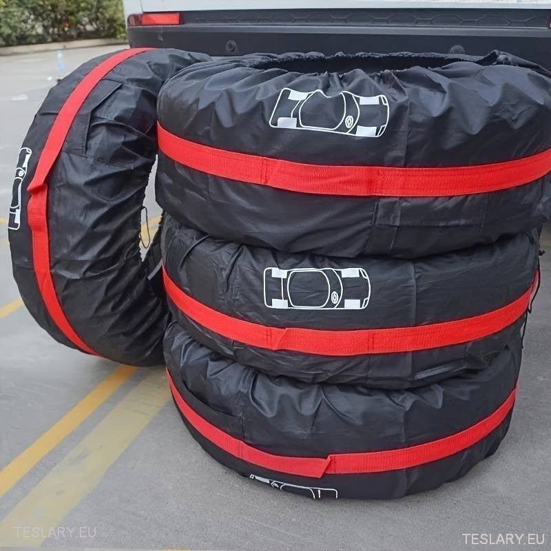 All Weather Tyre Covers - Suitable for Telsa 3 / Y / Y & X - TESLARY Tesla Shop Accessories Europe Nederlands Ireland Deutschland Espana Alicante France Italia