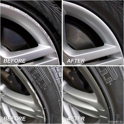 Automotive Hub Wheel Refinisher, Alloy Wheel Scratch Repair Paste, Car Maintenance Polishing Cream for Rust & Scale Removal - TESLARY Tesla Shop Accessories Europe Nederlands Ireland Deutschland Espana Alicante France Italia