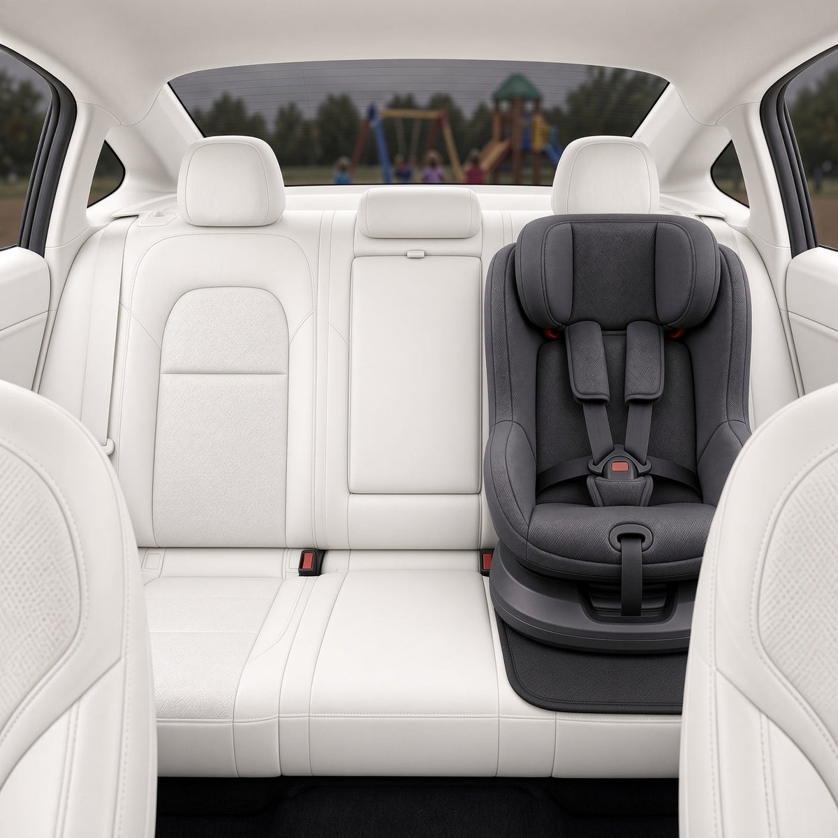 Car Safety Seat Protectors, Which Are Wear-resistant and Anti-slip, Are Suitable for Protecting Car Seats Without Leaving Marks or Scratches. - TESLARY Buy Tesla Shop Accessories Europe Nederlands Dublin Cork Ireland Deutschland Espana Iceland Finland France Italia