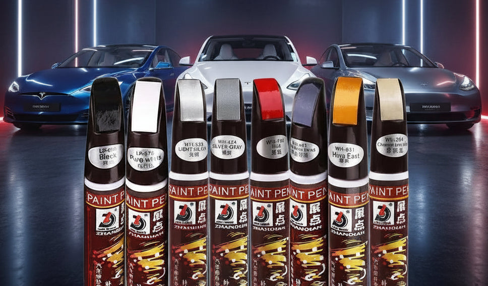 Car Touch Up Paint Pen with Brush - TESLARY Tesla Shop Accessories Europe Nederlands Ireland Deutschland Espana Alicante France Italia