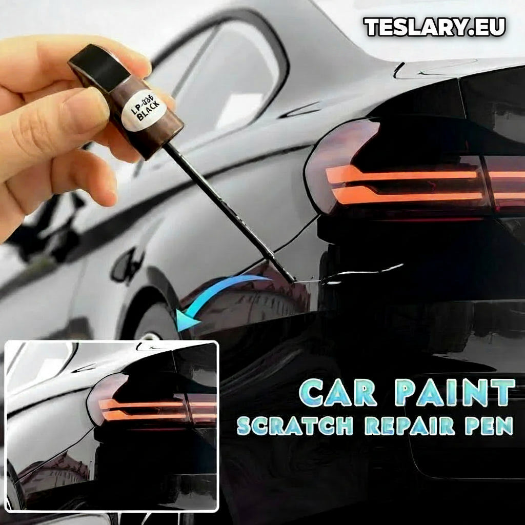 Car Touch Up Paint Pen with Brush - TESLARY Tesla Shop Accessories Europe Nederlands Ireland Deutschland Espana Alicante France Italia