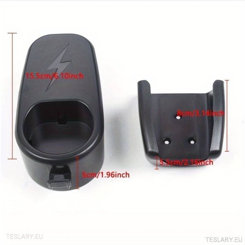 CCS Charger Gun & Cable Holder for Tesla S , 3 , X & Y ( EU VERSION ) - TESLARY Tesla Shop Accessories Europe Nederlands Ireland Deutschland Espana Alicante France Italia
