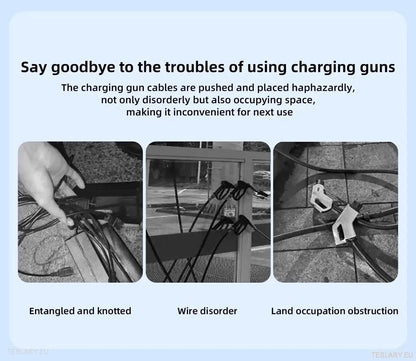 CCS Charger Gun Holder for Tesla S , 3 , X & Y - TESLARY Tesla Shop Accessories Europe Nederlands Ireland Deutschland Espana Alicante France Italia