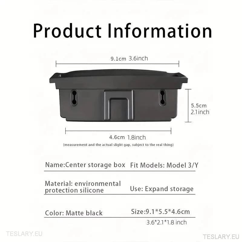 Centre Console Organiser & Phone Holder for Tesla Model 3 / Y - TESLARY Tesla Shop Accessories Europe Nederlands Ireland Deutschland Espana Alicante France Italia