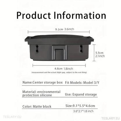 Centre Console Organiser & Phone Holder for Tesla Model 3 / Y - TESLARY Tesla Shop Accessories Europe Nederlands Ireland Deutschland Espana Alicante France Italia