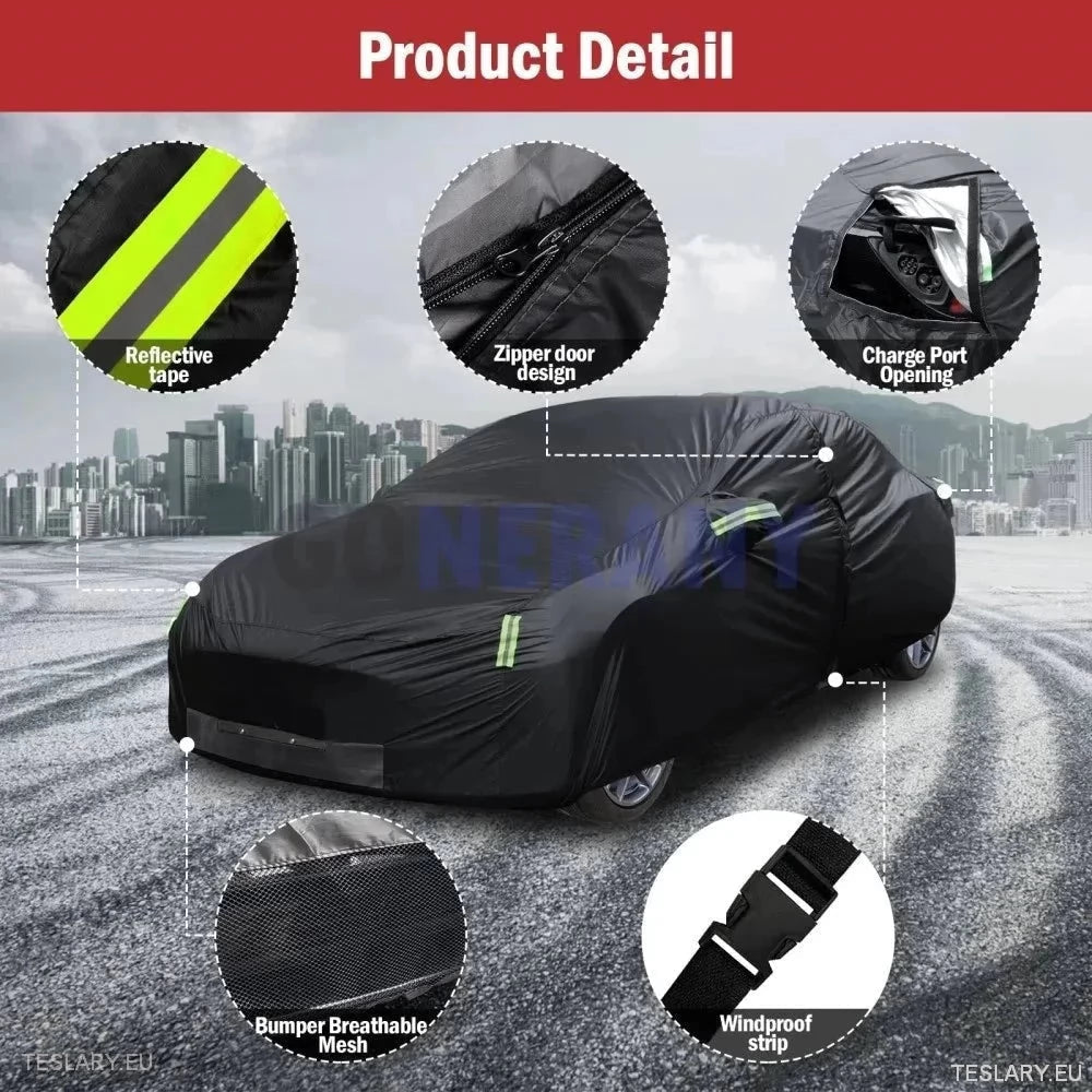 Custom Tesla Weather Full Exterior Covers for Tesla 3 & Y - TESLARY Tesla Shop Accessories Europe Nederlands Ireland Deutschland Espana Alicante France Italia