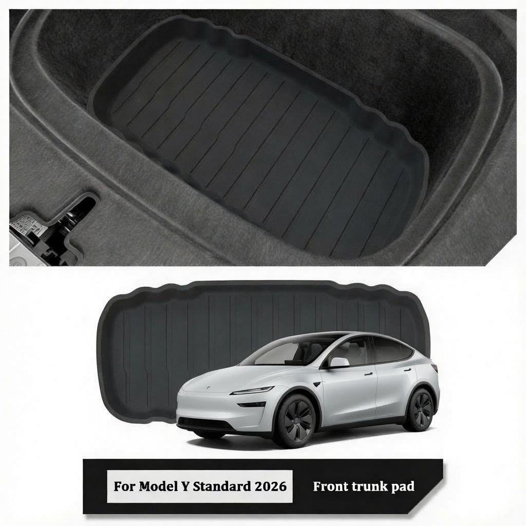 Tesla Model Y Juniper Standard 2026 RWD TPEF Frunk Trunk Mats Protectors Europe Buy From Teslary.eu
