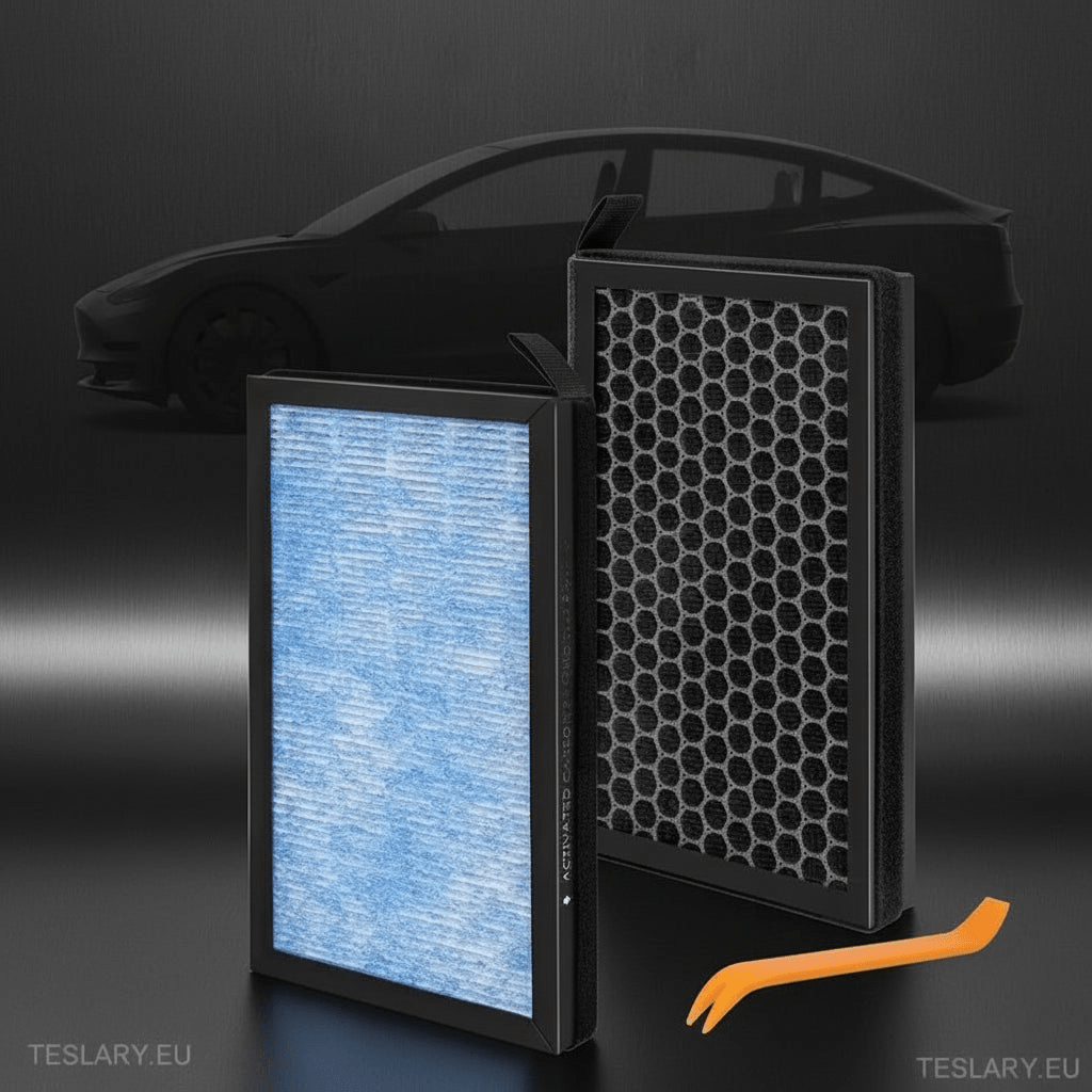 Internal Air Filter ( Pollen) Replacement Kit for Tesla Models 3 / Y ( Both Filters ) - 1107681-00 - TESLARY Buy Tesla Shop Accessories Europe Nederlands Dublin Cork Ireland Deutschland Espana Iceland Finland France Italia