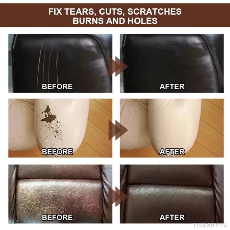 Leather Repair & Cleaning Restore Kit for Your Leather Seats - TESLARY Tesla Shop Accessories Europe Nederlands Ireland Deutschland Espana Alicante France Italia