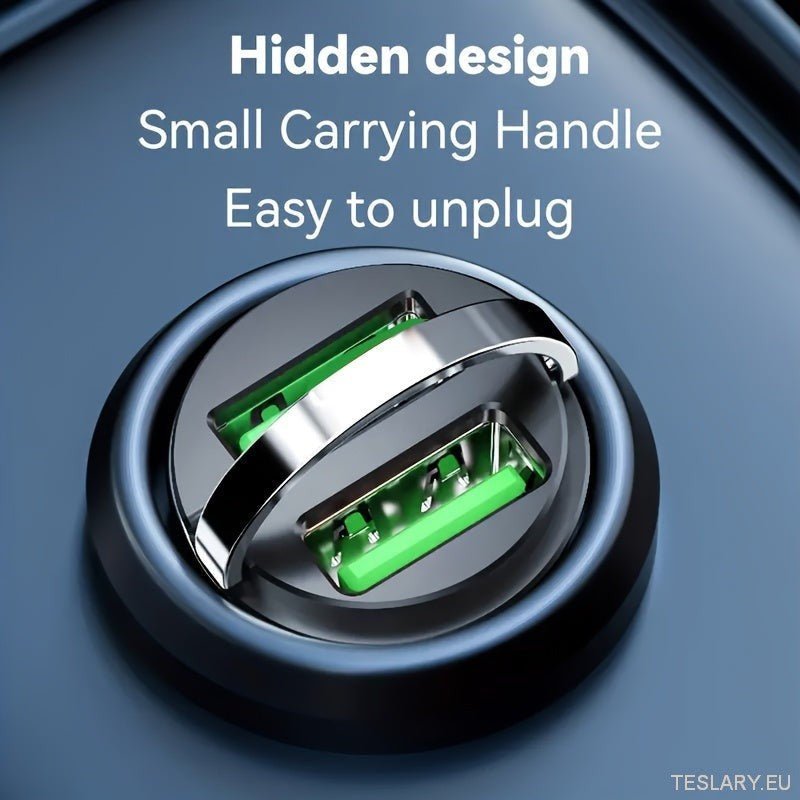 Mini USB Fast Charger Multi Port Adapter Suitable for Tesla , BYD & Other EVs - TESLARY Tesla Shop Accessories Europe Nederlands Dublin Cork Ireland Deutschland Espana Alicante France Italia