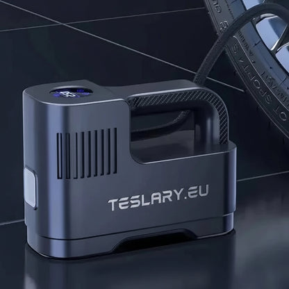 Portable 12 Volt Compressor with Digital Readout - TESLARY Tesla Shop Accessories Europe Nederlands Ireland Deutschland Espana Alicante France Italia