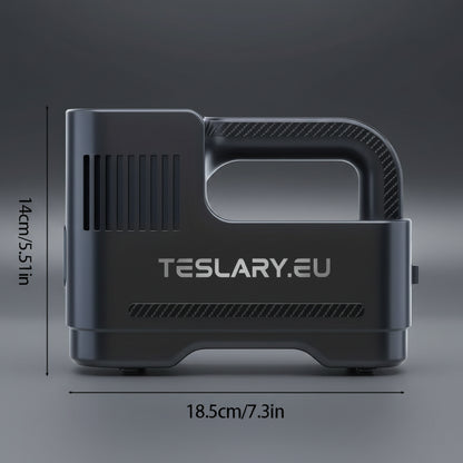 Portable 12 Volt Compressor with Digital Readout - TESLARY Tesla Shop Accessories Europe Nederlands Ireland Deutschland Espana Alicante France Italia