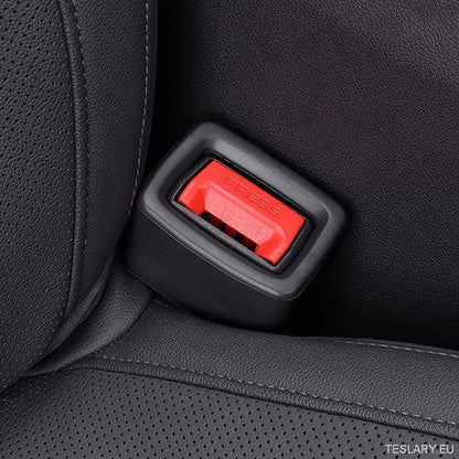 Premium PVC Car Seat Belt Socket Protector - Fit, Anti - Collision & Scratch Guard for Interior Upgrade - TESLARY Tesla Shop Accessories Europe Nederlands Dublin Cork Ireland Deutschland Espana Alicante France Italia