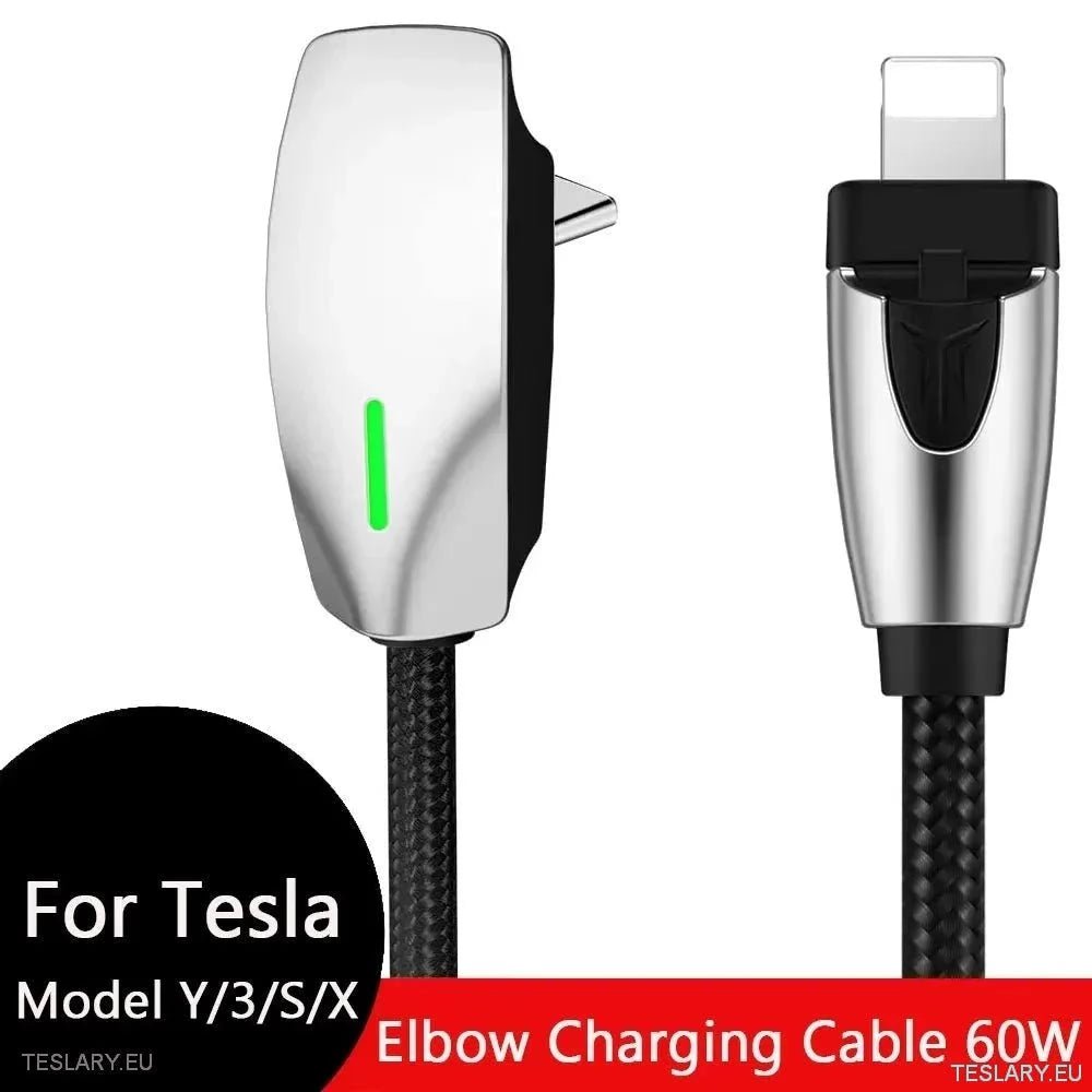 Premium USB - C Cables for Apple and Android Phones - Tesla Y/3X/S - TESLARY Tesla Shop Accessories Europe Nederlands Ireland Deutschland Espana Alicante France Italia