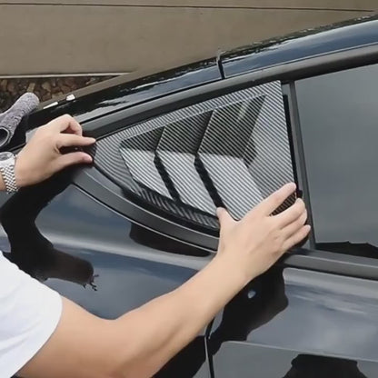 Tesla Model 3 / Y Sports Style Louver Side Windows Splitters ( 2 Pieces )