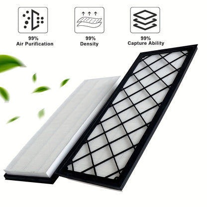External HEPA Filter for Tesla Model Y 2022  2025  Model Y Juniper   Car Air Purifier Filter  99 Efficiency 03 Micron Captures Dust Allergens  Odors