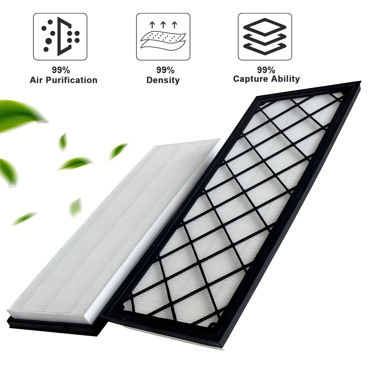 External HEPA Filter for Tesla Model Y 2022  2025  Model Y Juniper   Car Air Purifier Filter  99 Efficiency 03 Micron Captures Dust Allergens  Odors