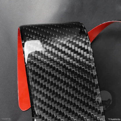 Real Soft Carbon Fiber Electric Window Trim Pieces for Tesla Model 3 & Y - TESLARY Tesla Shop Accessories Europe Nederlands Ireland Deutschland Espana Alicante France Italia