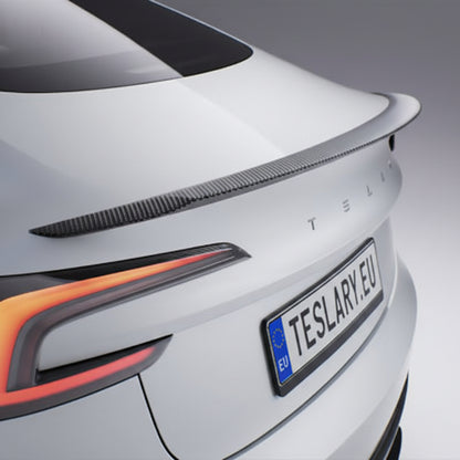 Rear Trunk Spoiler for Tesla Model 3 Highland 2024 Onwards - TESLARY Tesla Shop Accessories Europe Nederlands Dublin Cork Ireland Deutschland Espana Alicante France Italia